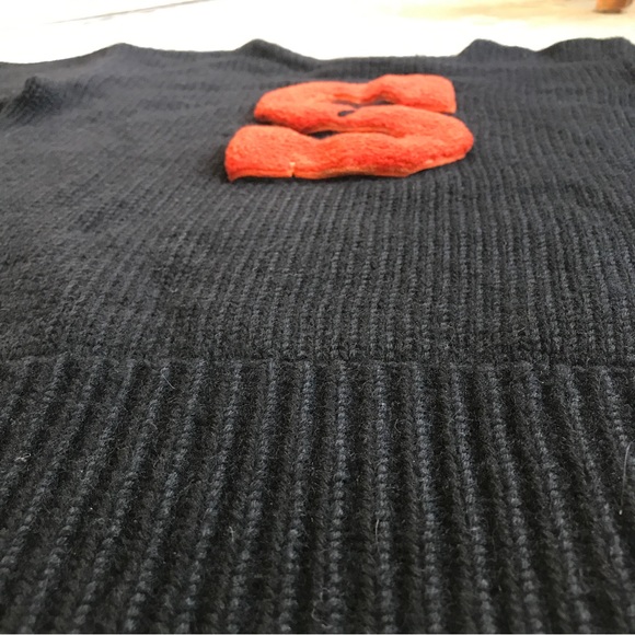 SOLD:  1940’s Highland Knitting Mills Wool Varsity College Letter Sweater - Picture 5 of 16